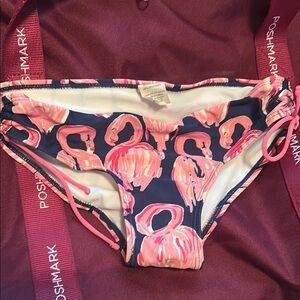 Navy and Pink Bikini Bottom